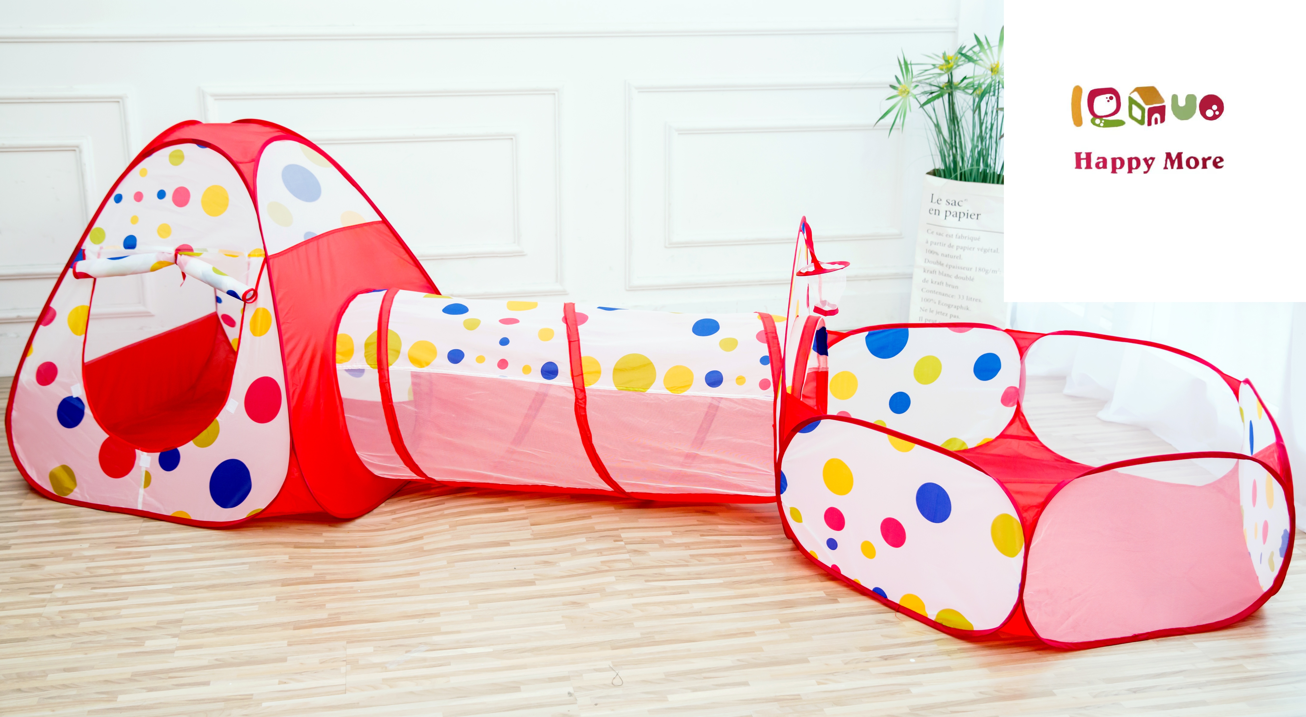 Kl9995 Three-Piece Children's Tent Item Picture