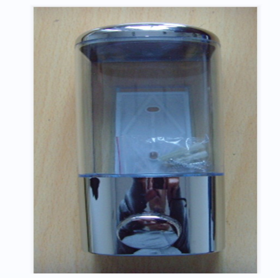 Wall mount pressing hand soap dispenser