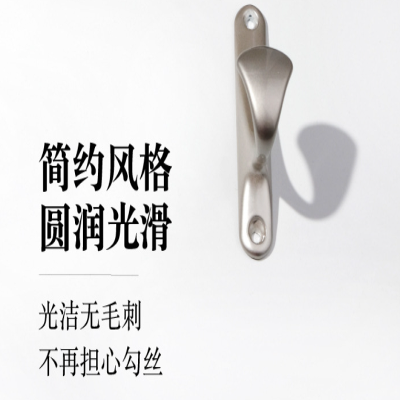 Coat hook metal zinc alloy coat hook hook door hook aluminum alloy coat hook single hook wall hook Specification drawing