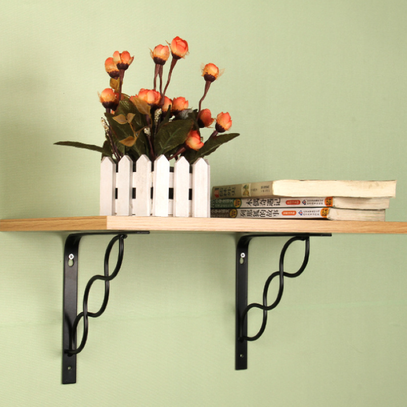 Fancy bracket European iron art triangle bracket 90 degree right Angle bracket laminate shelf bracket bracket thumbnail