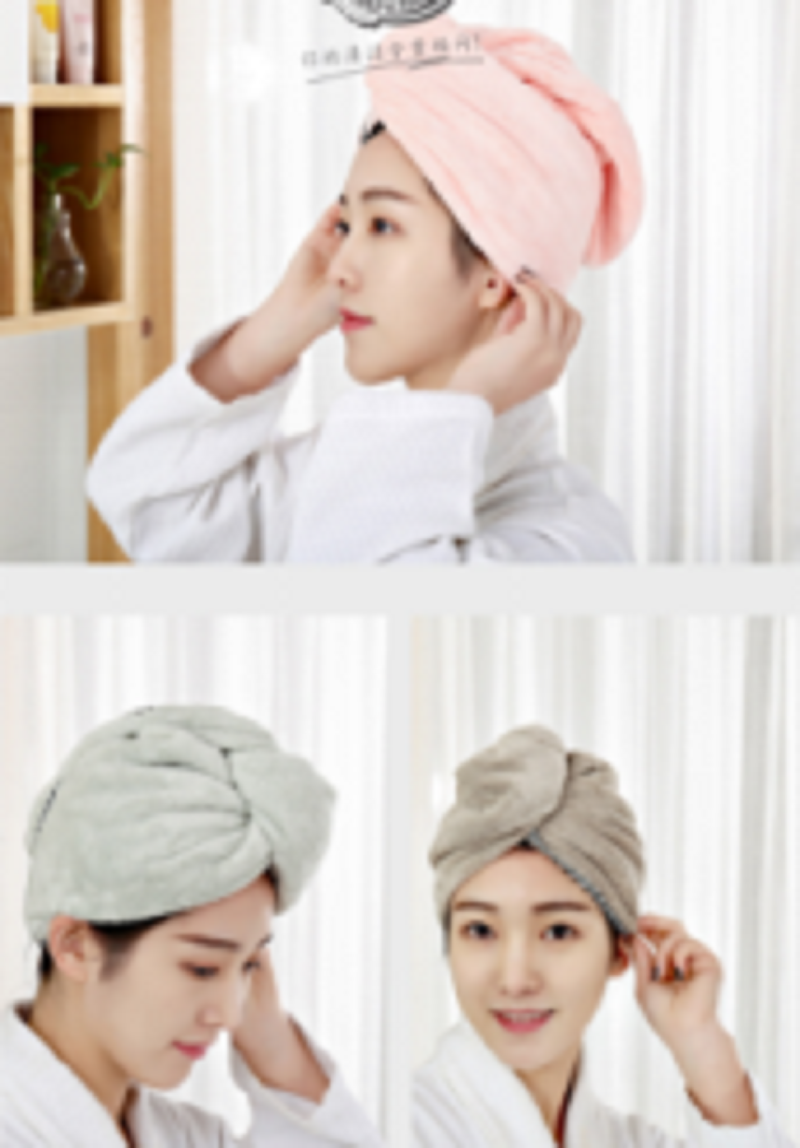 Roc coral velvet dry hair cap (long hair) 3686