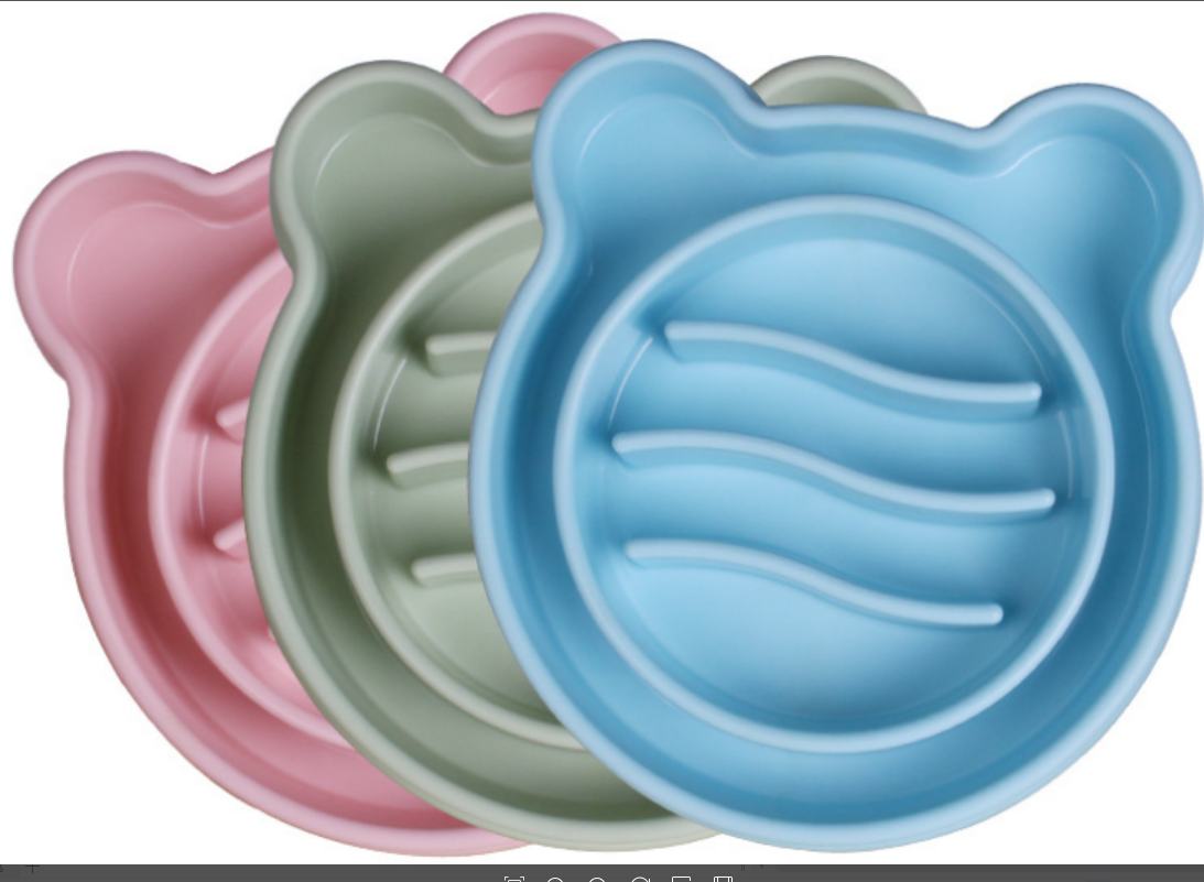 Pet choke bowl dog food bowl