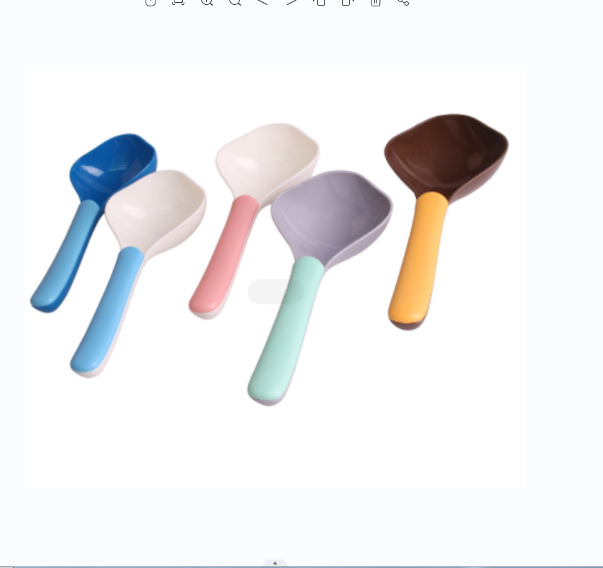 Pet food shovel