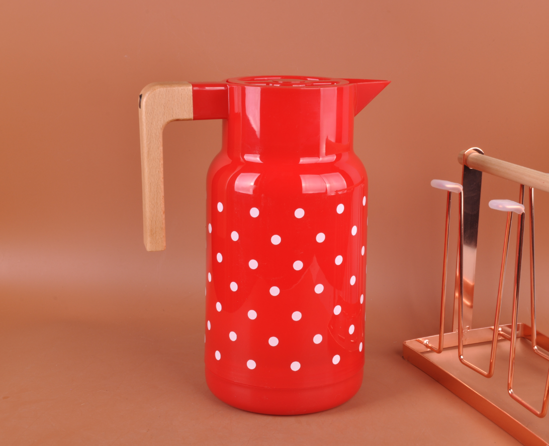 中东风格迪拜阿拉伯高端水壶保温瓶保温壶咖啡壶套装LS020亮光圆点详情1