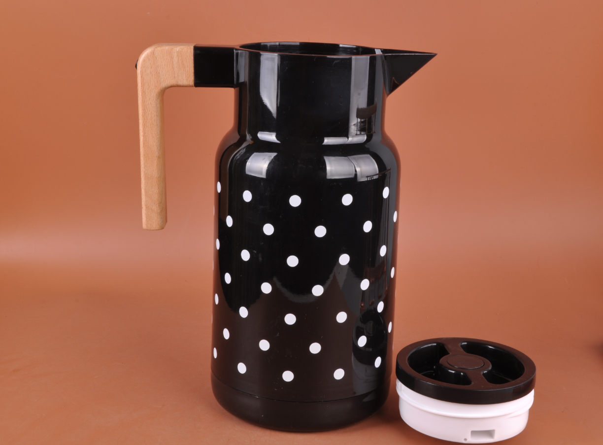 中东风格迪拜阿拉伯高端水壶保温瓶保温壶咖啡壶套装LS020亮光圆点详情11