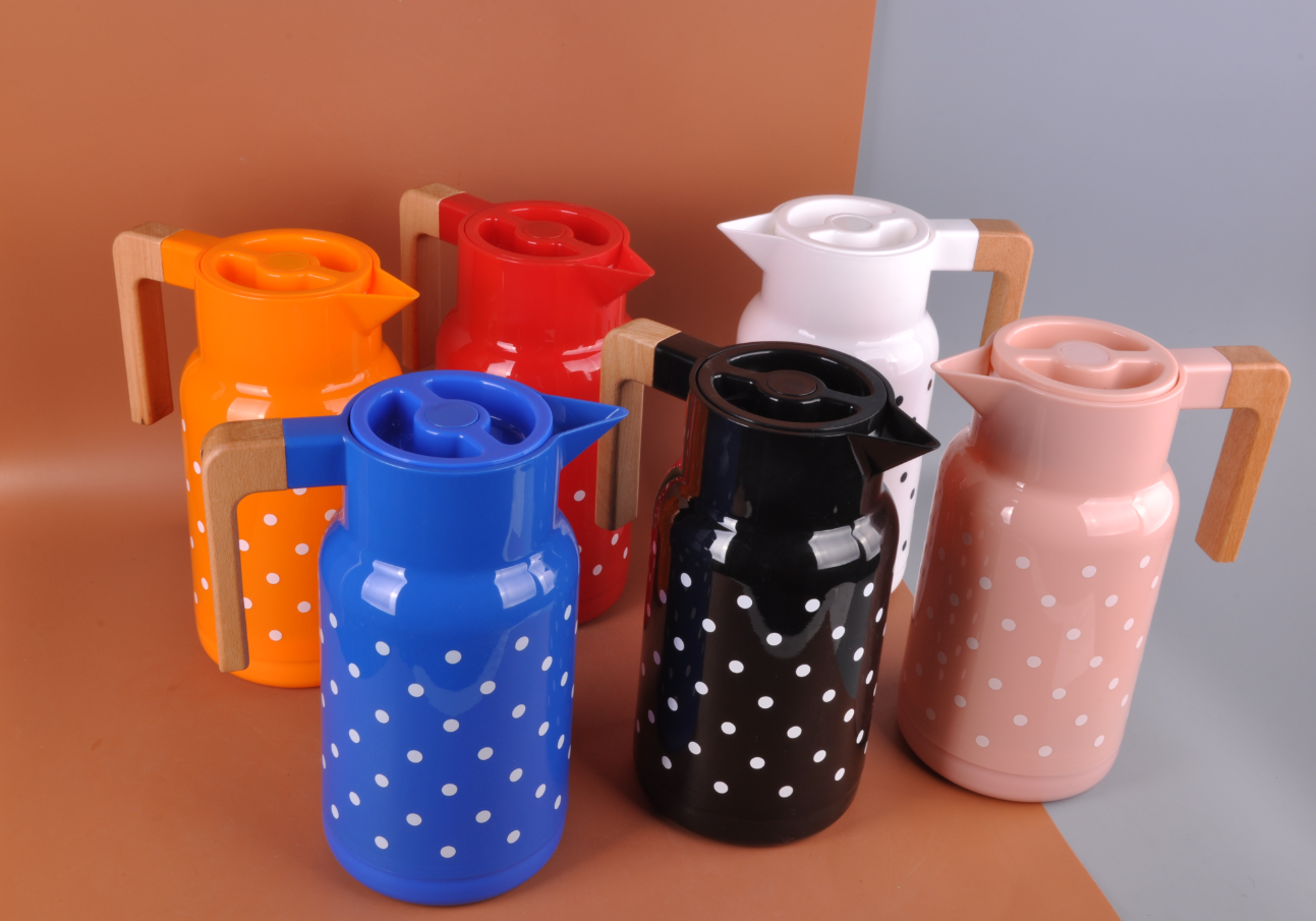 中东风格迪拜阿拉伯高端水壶保温瓶保温壶咖啡壶套装LS020亮光圆点详情13