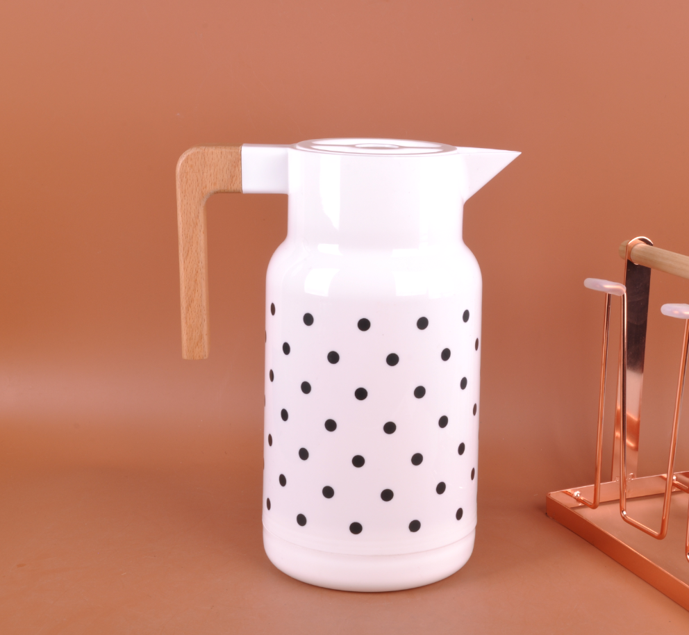 中东风格迪拜阿拉伯高端水壶保温瓶保温壶咖啡壶套装LS020亮光圆点详情4