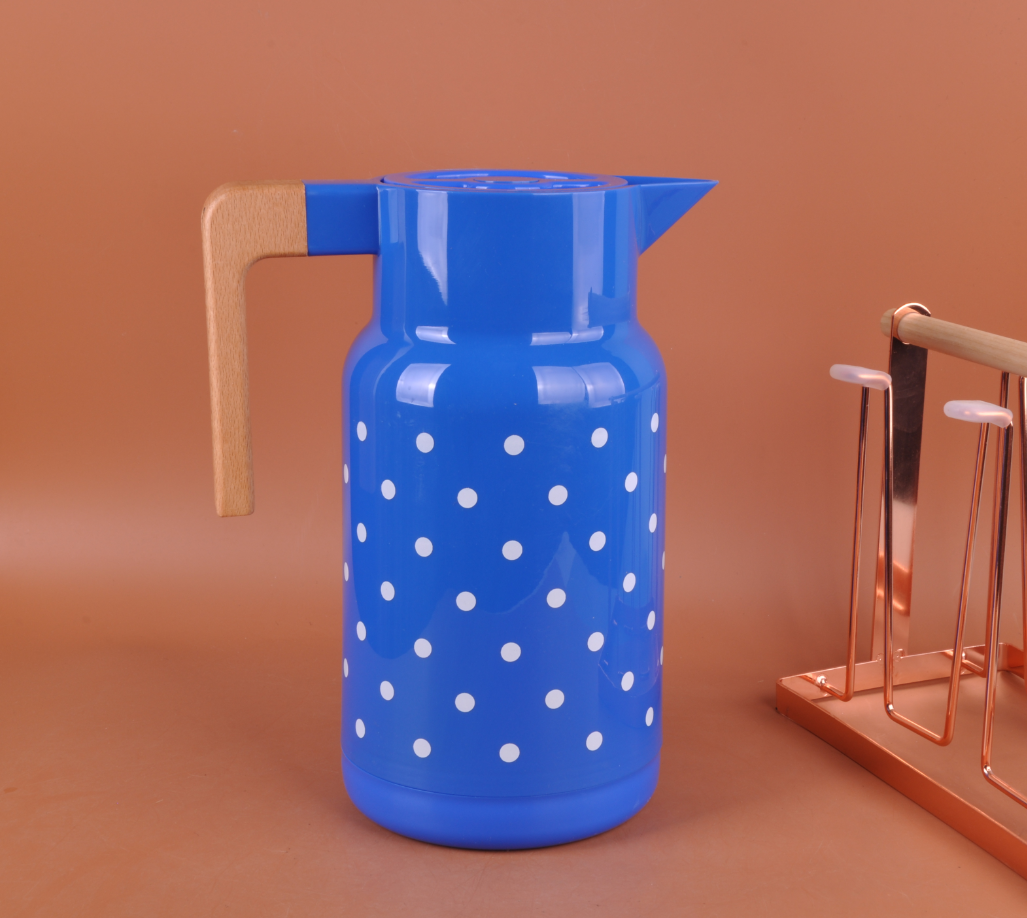 中东风格迪拜阿拉伯高端水壶保温瓶保温壶咖啡壶套装LS020亮光圆点详情2