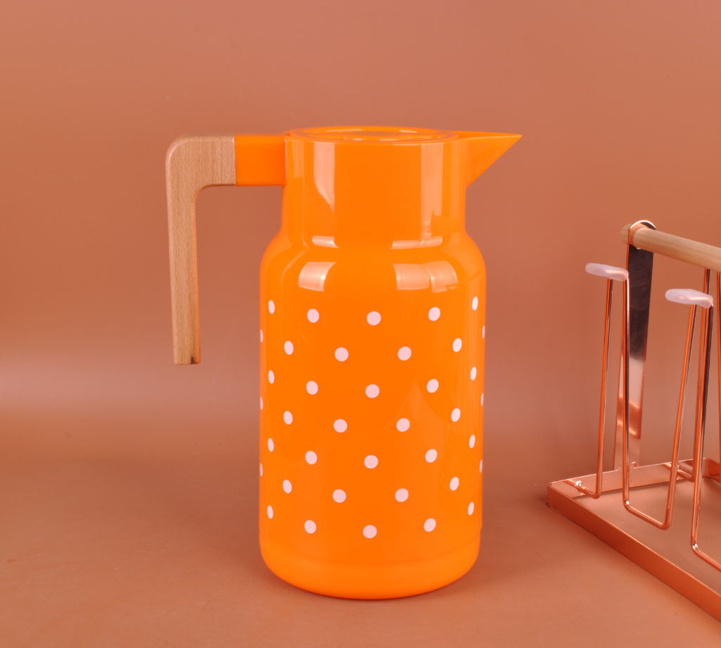 中东风格迪拜阿拉伯高端水壶保温瓶保温壶咖啡壶套装LS020亮光圆点详情3