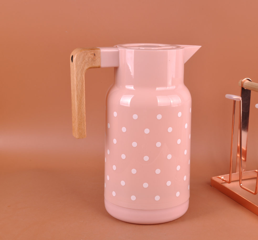 中东风格迪拜阿拉伯高端水壶保温瓶保温壶咖啡壶套装LS020亮光圆点详情6