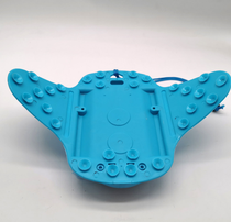Rub foot board scrubber
