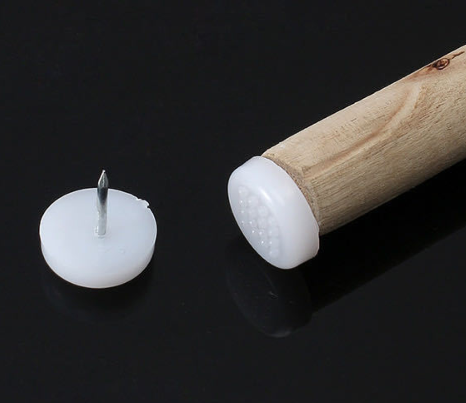 Silenced non-slip plastic floor nail table foot cabinet foot special nail plastic floor nail hardware furniture accessories Item Picture