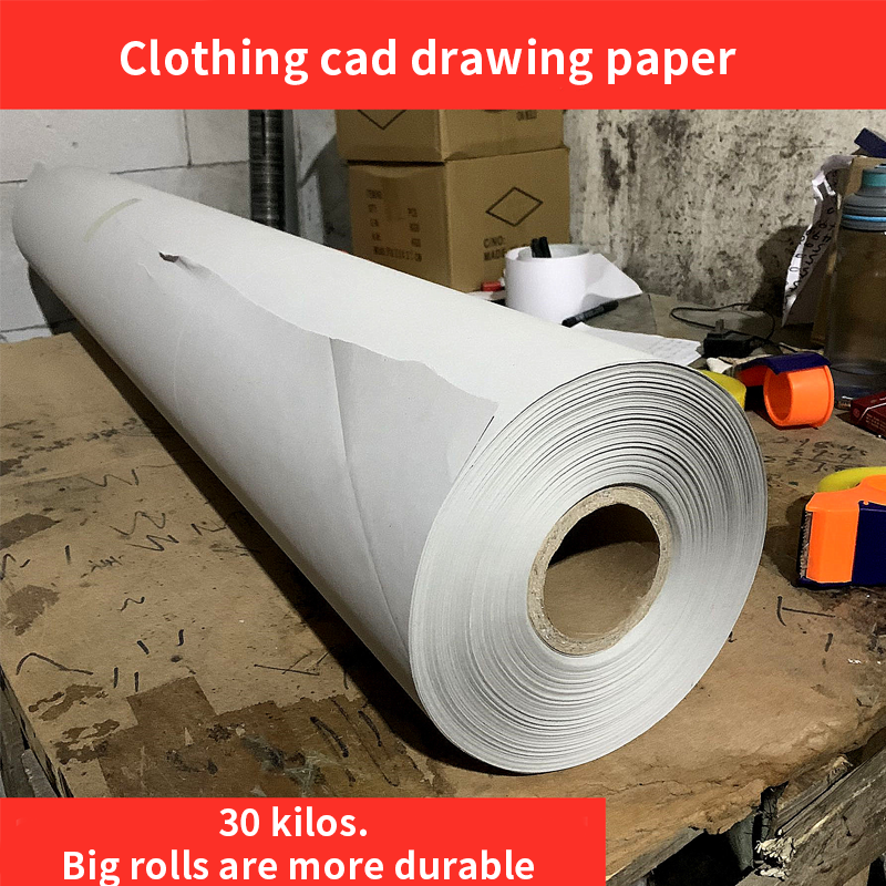 30kg newsprint web clothing mark paper computer cutting bed mark frame paper drawing CAD graph printer paper thumbnail