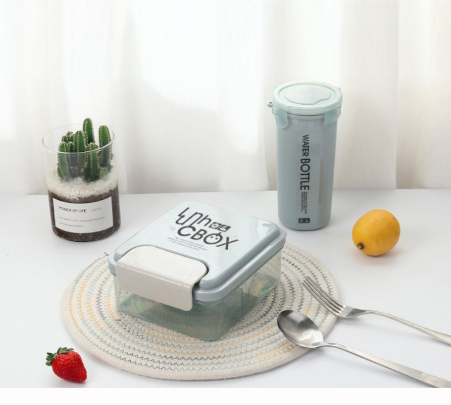 New 1000ml lunch box and water bottle set