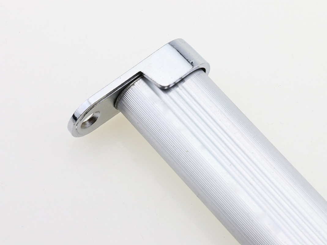 Zinc alloy wardrobe wardrobe hanging rod flat pipe flange seat clothes through rod hardware accessories thickening general Application Scenario