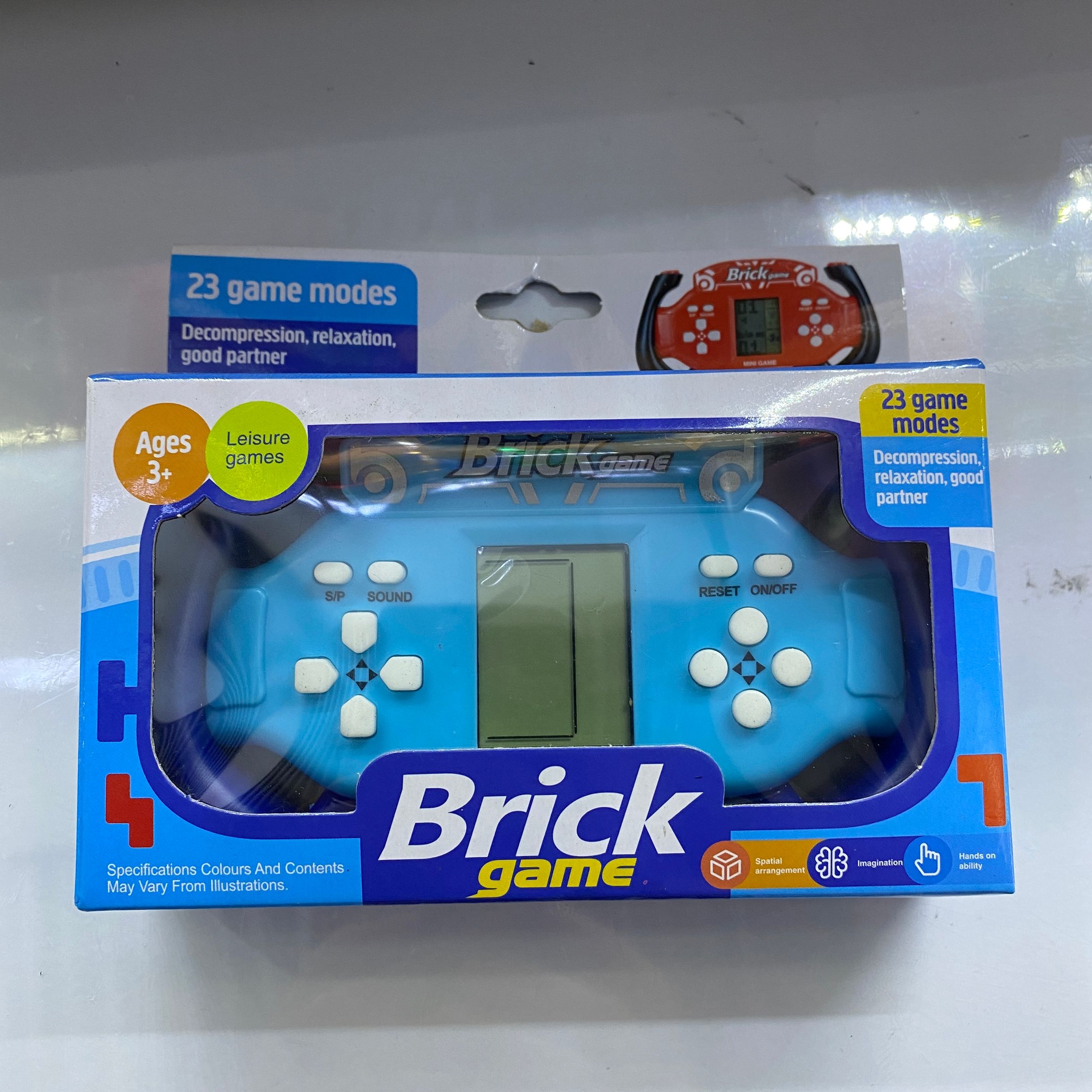 158D-7 electronic handheld game console children's toys for export Application Scenario