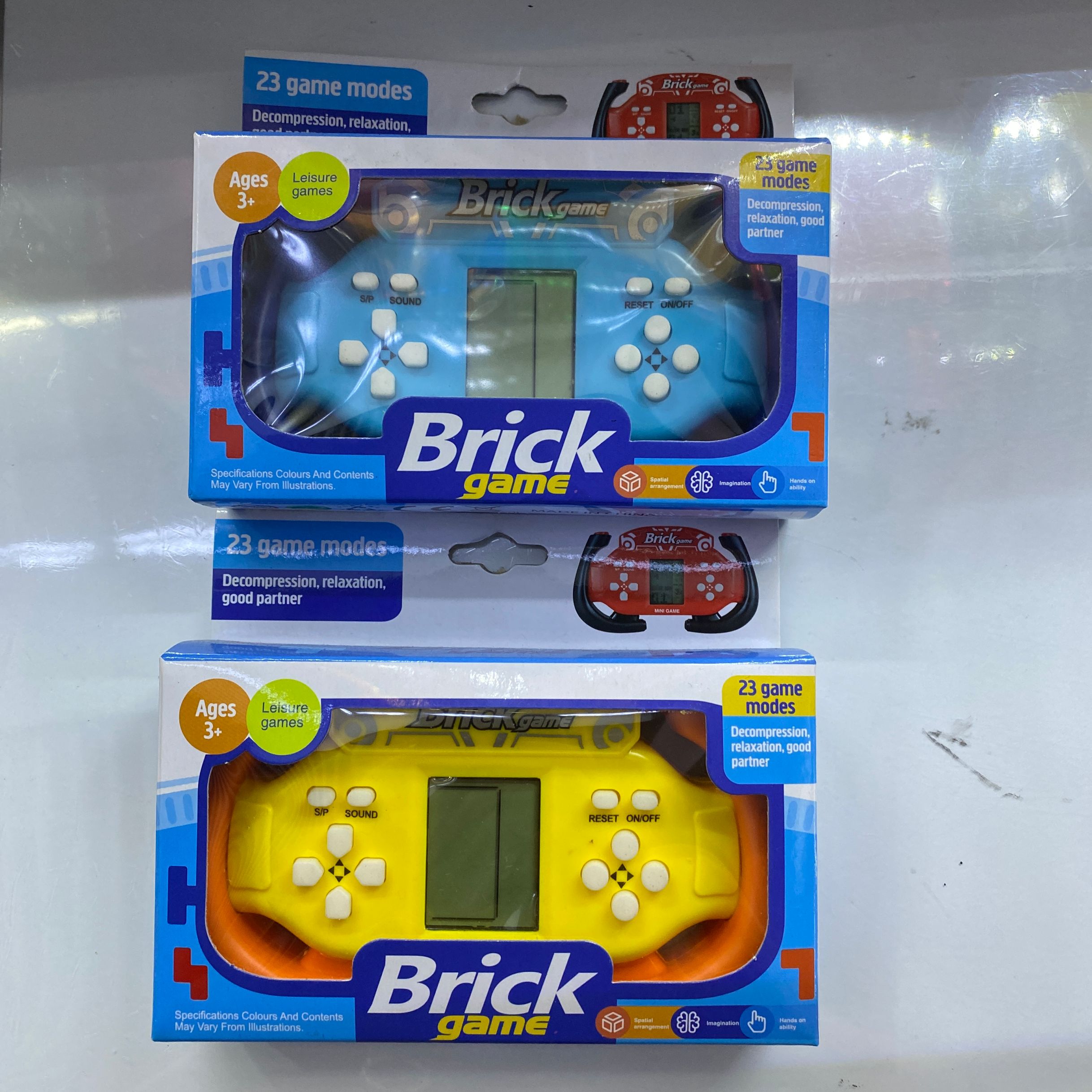 158D-7 electronic handheld game console children's toys for export Specification image