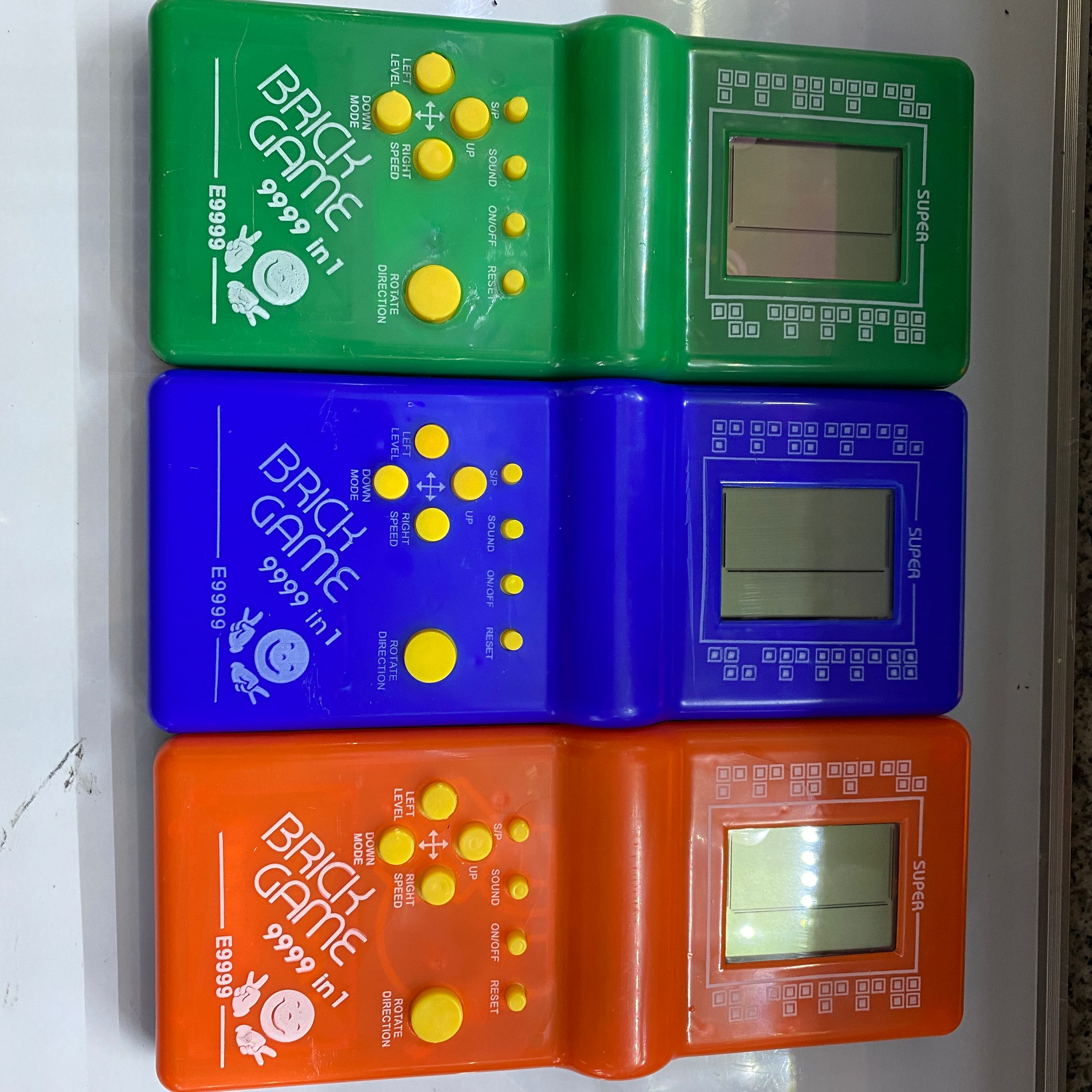 YH9999 Color Tetris Handheld Game Console details Picture