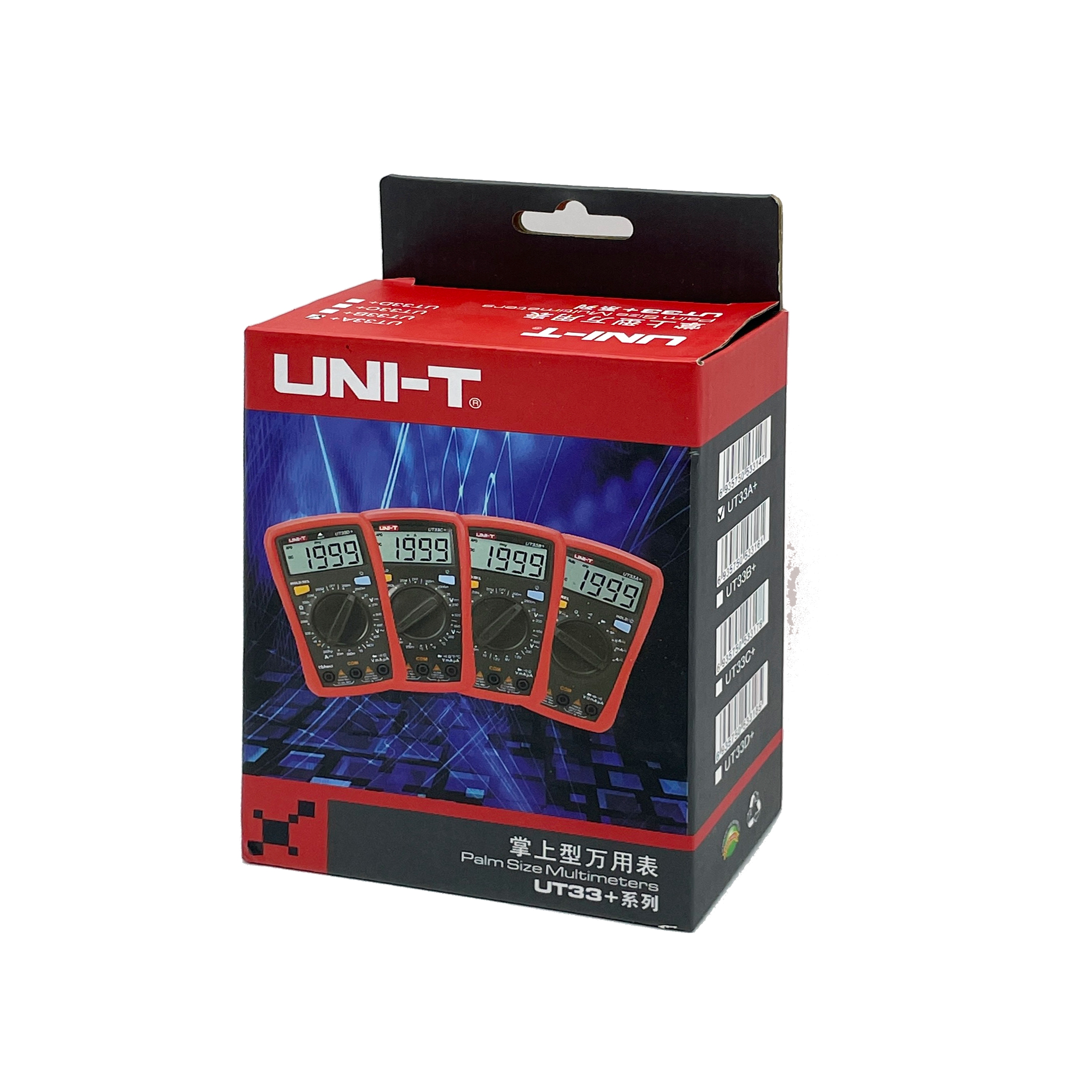 UNI-T 优利德 掌上型万用表 Palm Size Multimeters UT33+系列详情1