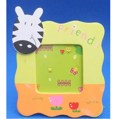Wooden Cartoon Picture Frame Children's Big Head Picture Frame Small Animal Picture Frame Creative Gift 9