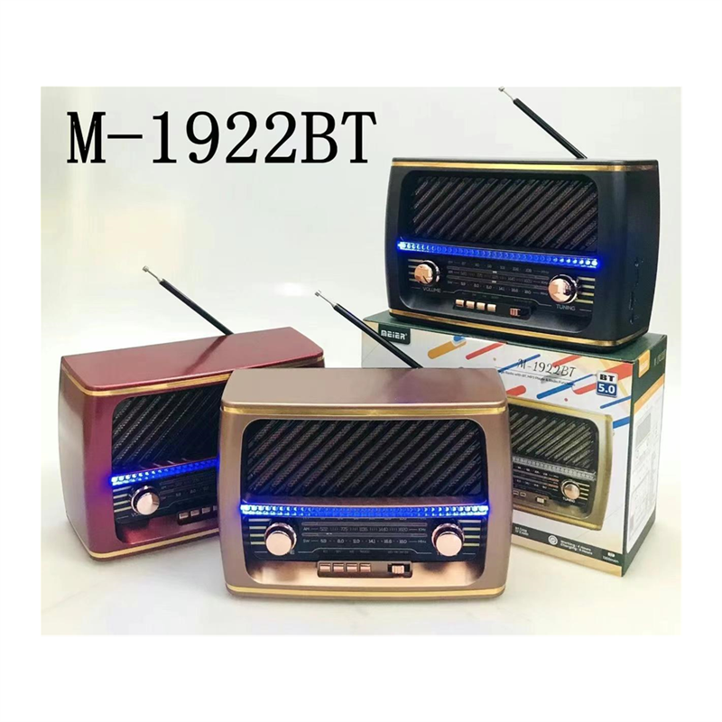 M-1922Bt Retro Radio Bluetooth Speaker details Picture