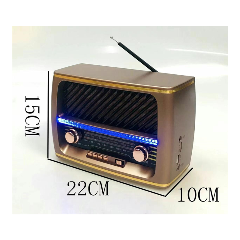 M-1922Bt Retro Radio Bluetooth Speaker Item Picture