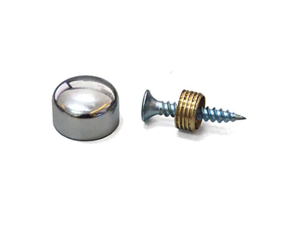 10mm thick hat camber round head cap stainless steel mirror nail decoration advertising screw fixing nail glass nail Application Scenario