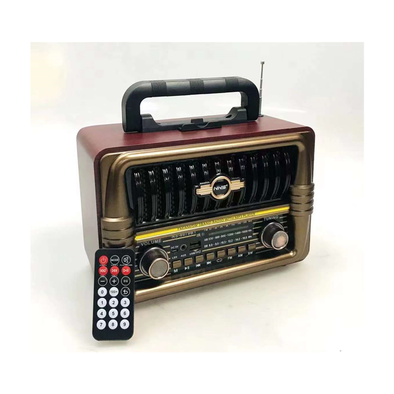 Ns-8079Bt Retro Radio Bluetooth Speaker Item Picture