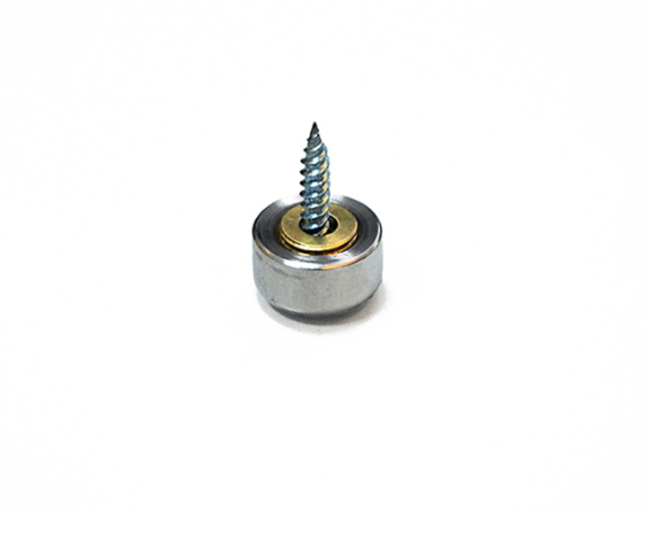 10mm thick hat camber round head cap stainless steel mirror nail decoration advertising screw fixing nail glass nail details Picture