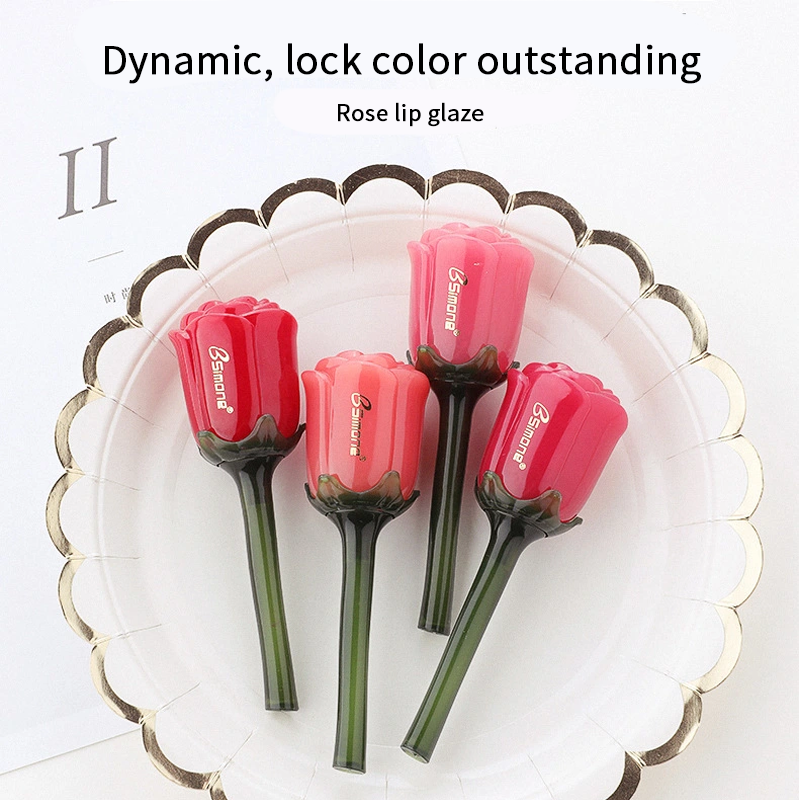 BSIMONE Rose mist face moisturizing lip glaze waterproof makeup durable cup not easy to fade lip gloss full figure