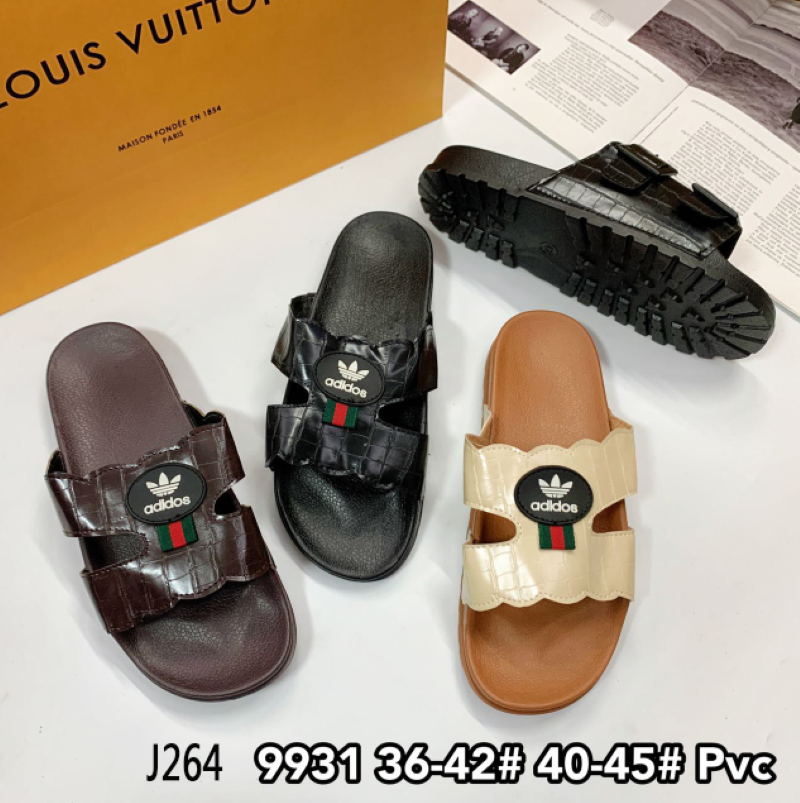 Summer slippers outside wear new niche slippers PVC slippers sandals beach sandals stylish non-slip platform flip-flops can be customized thumbnail