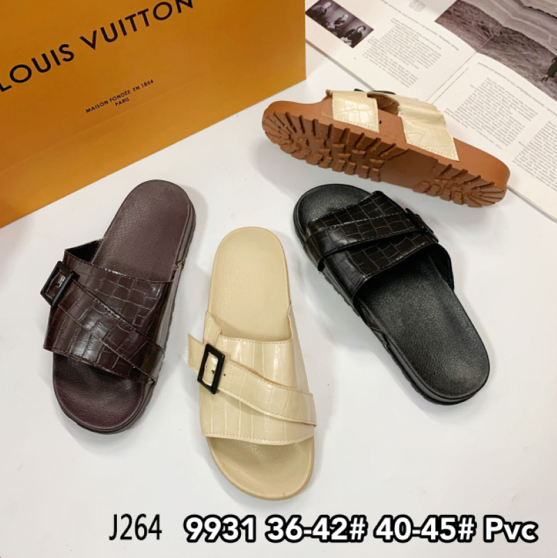 Slipper summer wear new niche slipper PVC slipper beach slipper stylish non-slip platform flip-flop