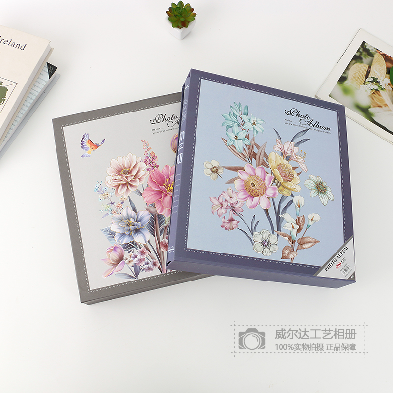 This photo album is a large-capacity family edition with 500 pages, featuring an interleaved format that records the growth and storage of children and babies