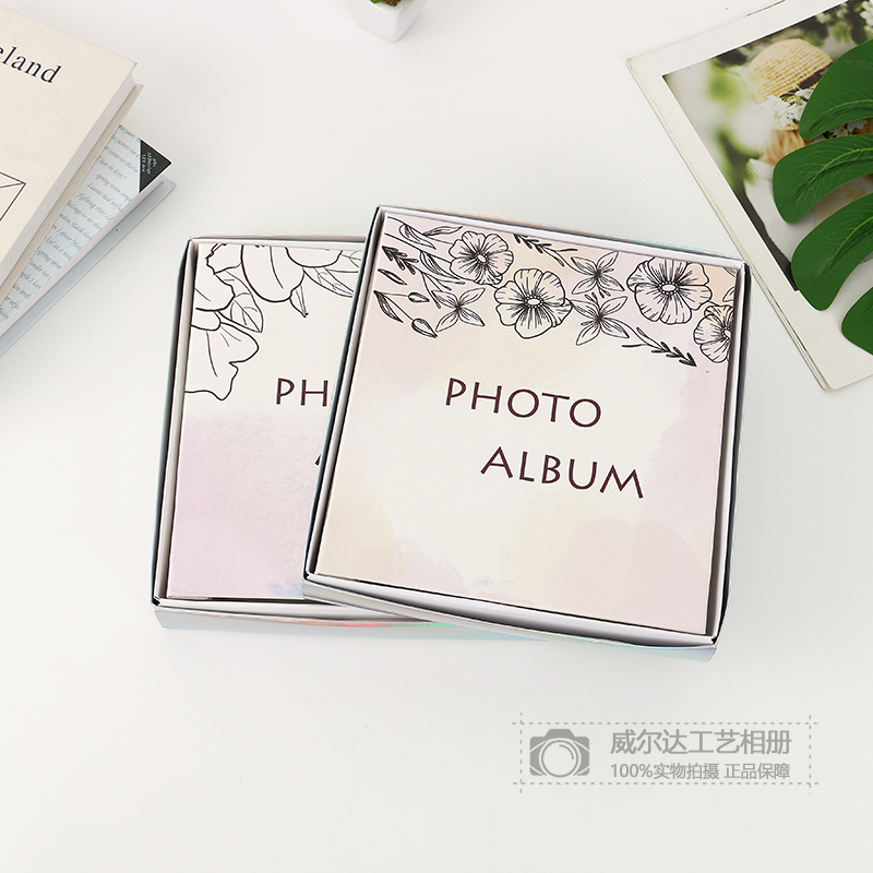 Print 200 simple style photo albums with 6-inch PU
