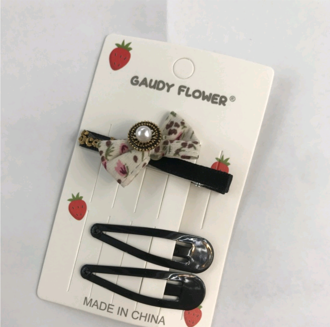 49 Adult White Floral Set With Pearl Accessories Bb Clip 3-Piece Set ⭐️ Application Scenario