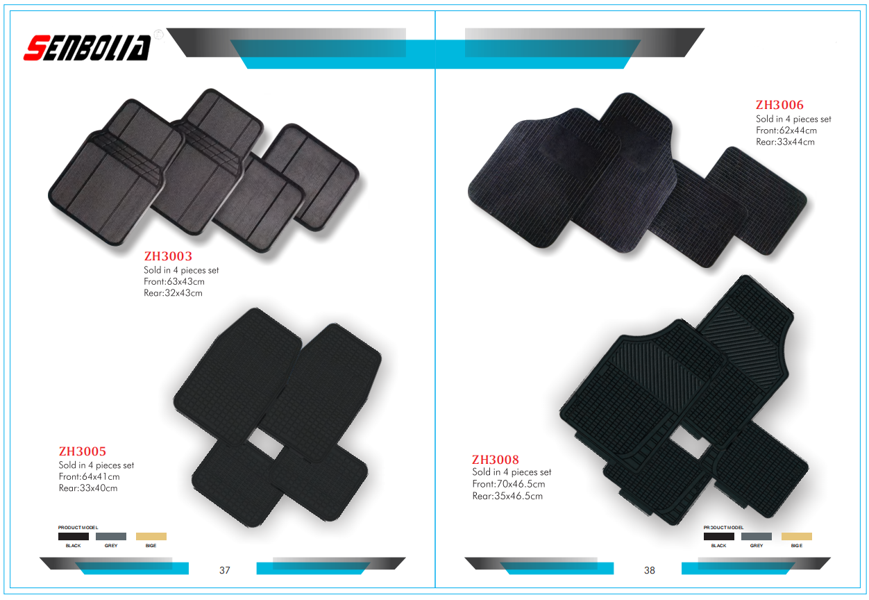 senbolia-JD-04 new PVC car floor MATS are sold directly by the manufacturer. Welcome to purchase car supplies pic 1