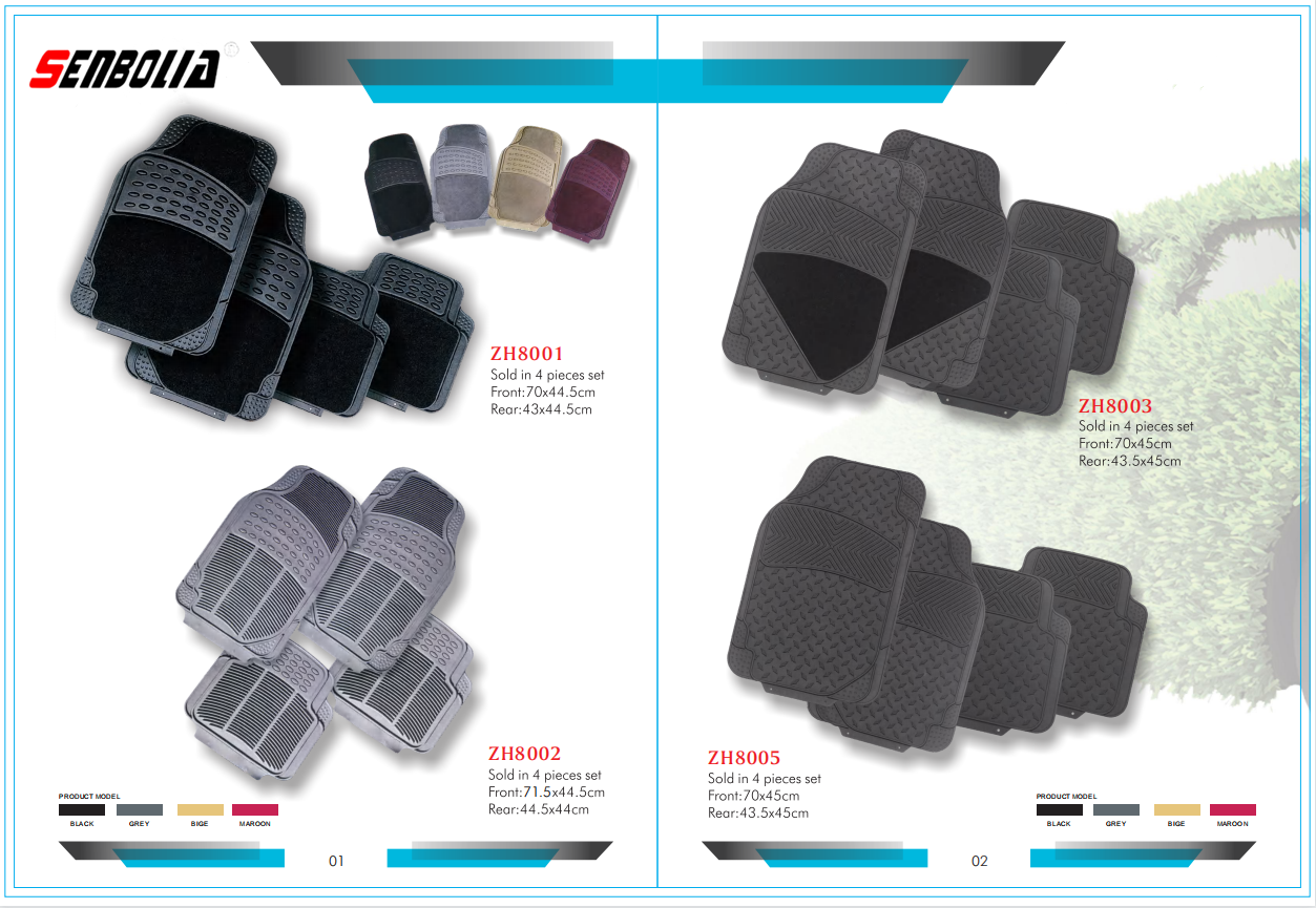 senbolia-JD-01 new PVC car floor mat factory direct sales. Welcome to purchase car supplies. Car supplies pic 1