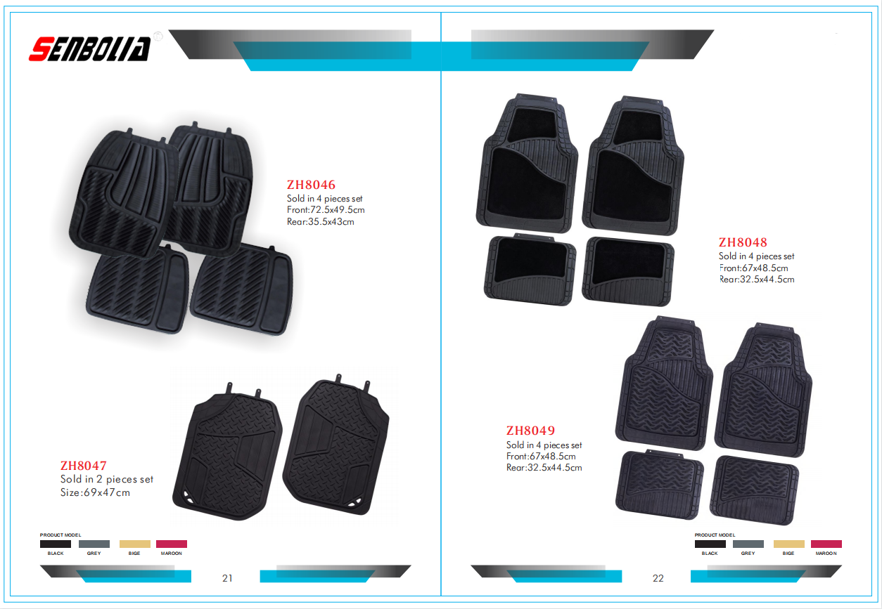 senbolia-JD-02 new PVC car floor MATS are sold directly by the manufacturer. Welcome to purchase car supplies pic 5