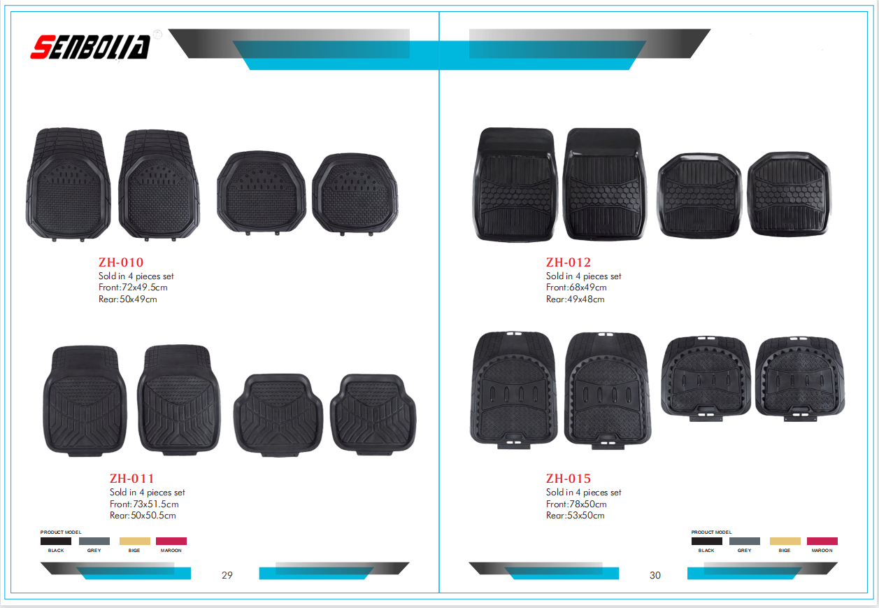 senbolia-JD-03 new PVC car floor mat factory direct sales. Welcome to purchase car supplies. Car supplies pic 3