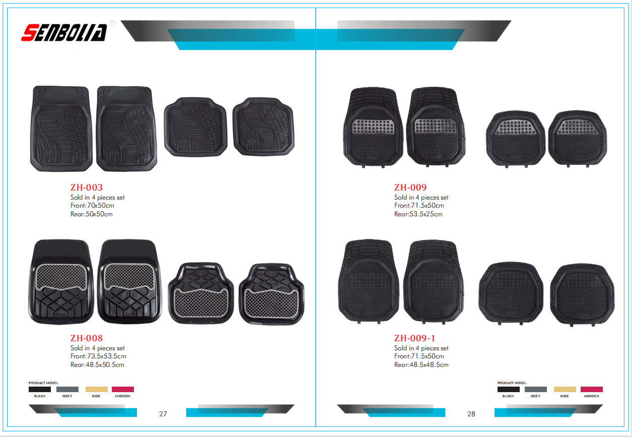 senbolia-JD-03 new PVC car floor mat factory direct sales. Welcome to purchase car supplies. Car supplies pic 2