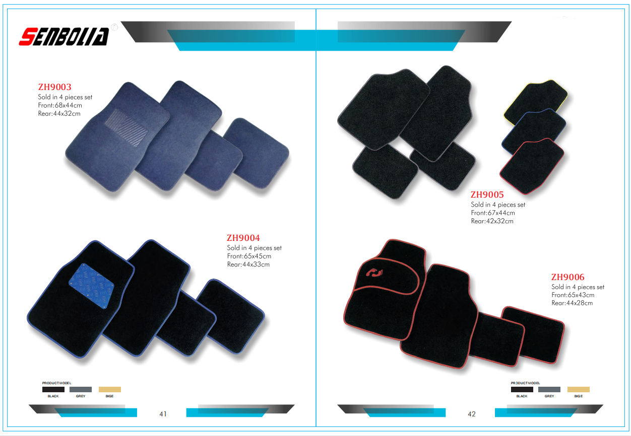 senbolia-JD-04 new PVC car floor MATS are sold directly by the manufacturer. Welcome to purchase car supplies pic 3