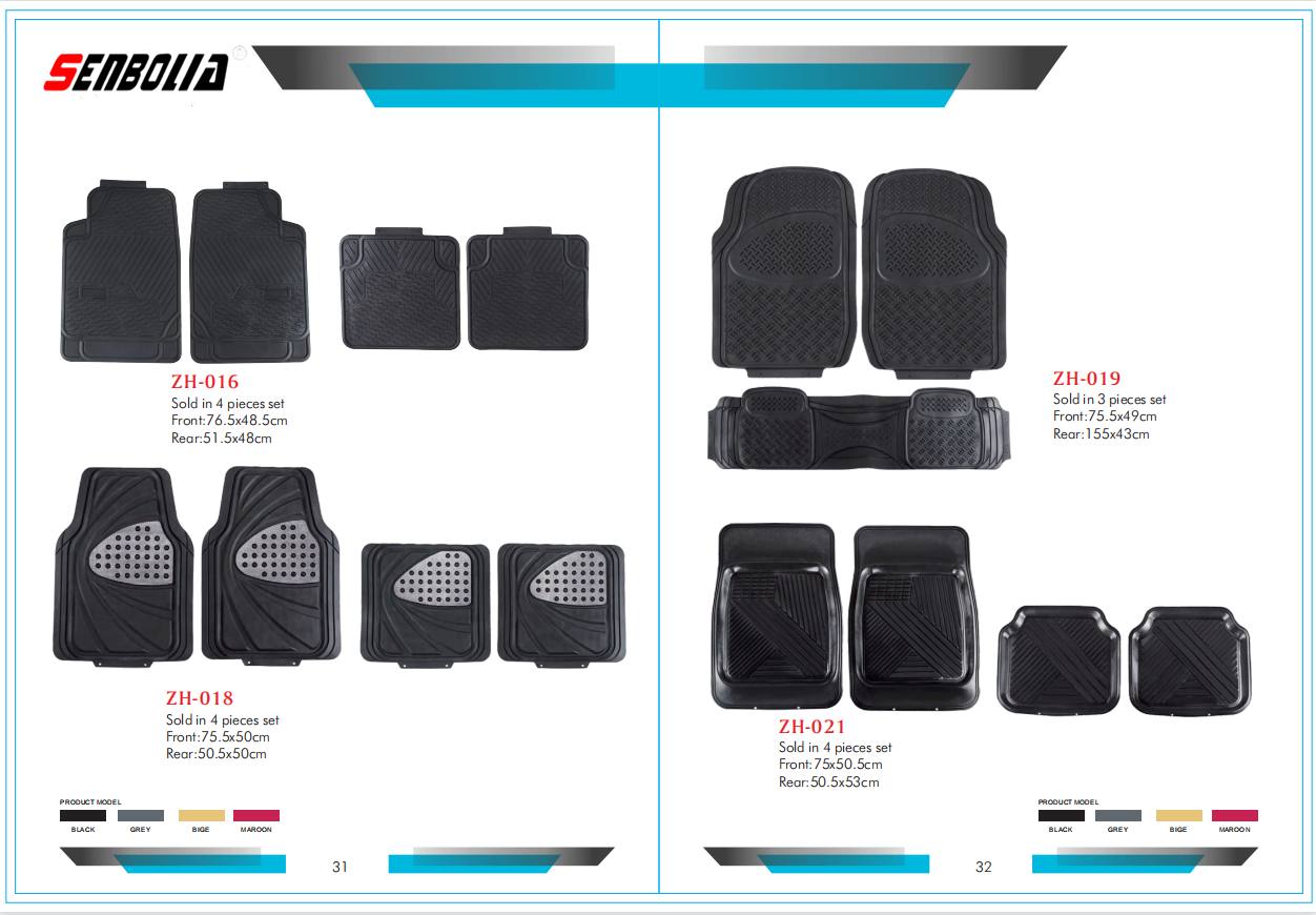 senbolia-JD-03 new PVC car floor mat factory direct sales. Welcome to purchase car supplies. Car supplies pic 4