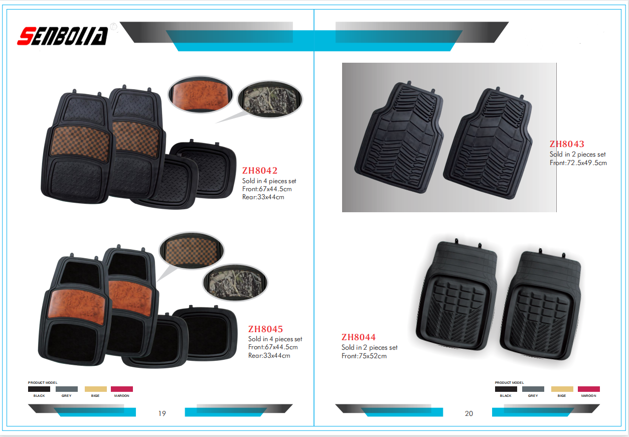 senbolia-JD-02 new PVC car floor MATS are sold directly by the manufacturer. Welcome to purchase car supplies pic 4