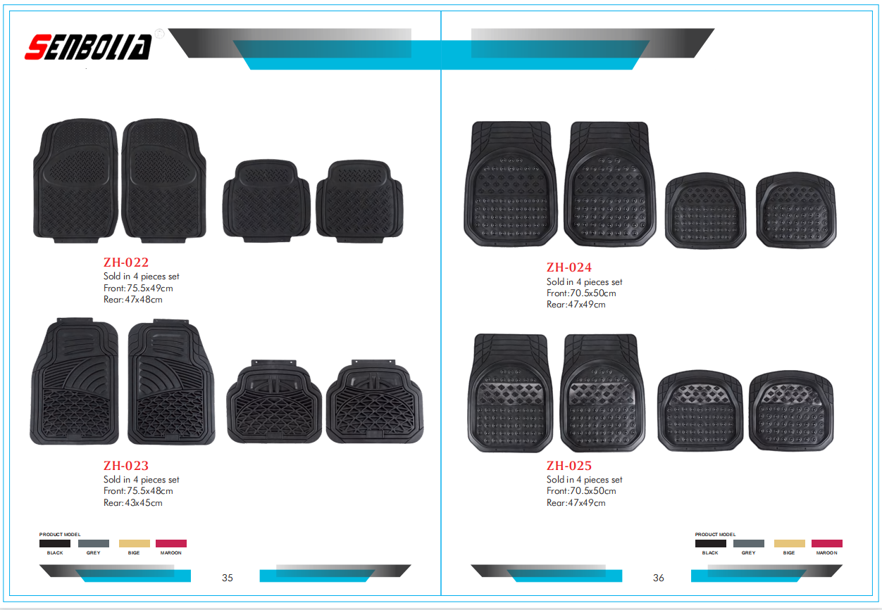 senbolia-JD-03 new PVC car floor mat factory direct sales. Welcome to purchase car supplies. Car supplies pic 5