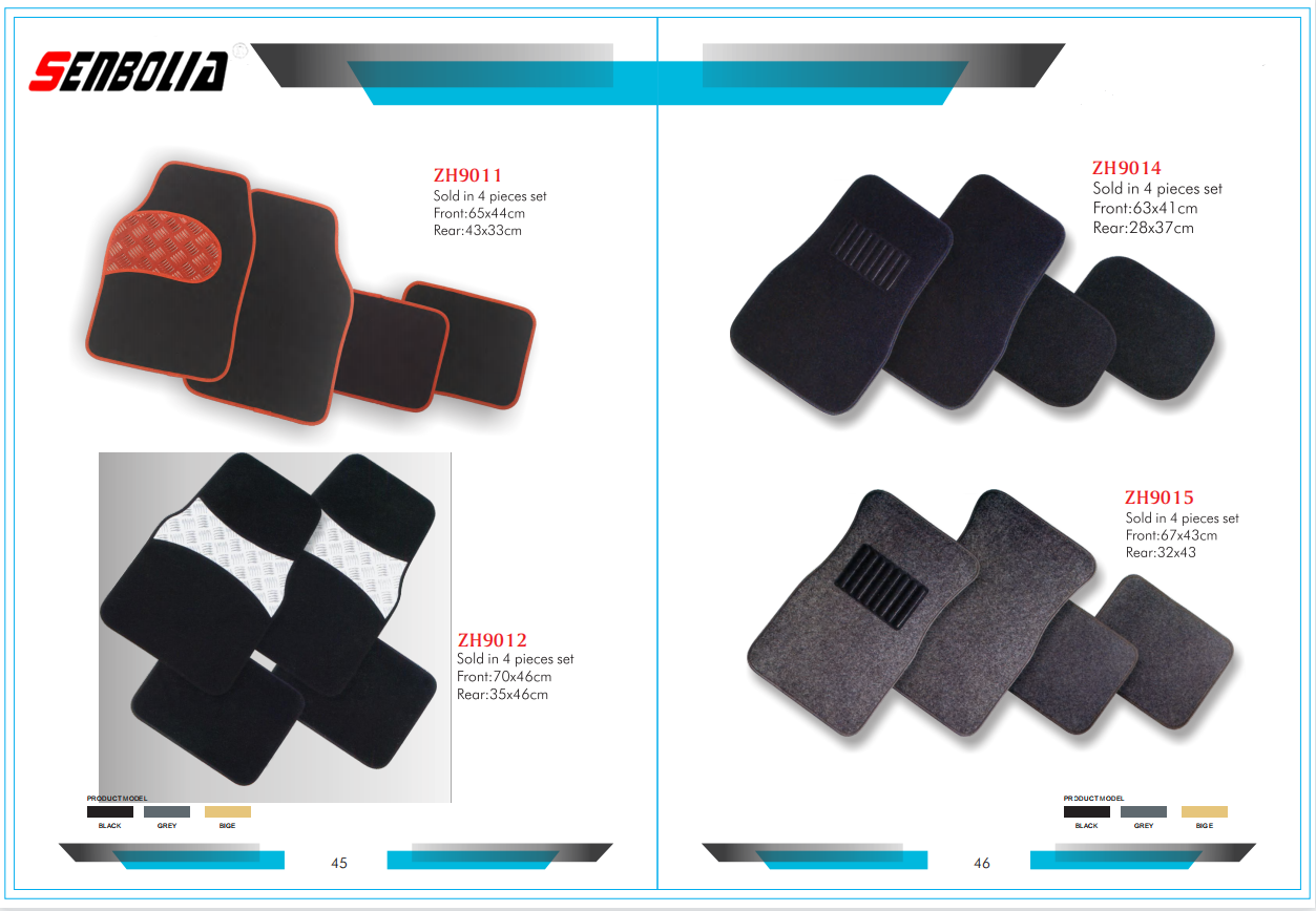 senbolia-JD-04 new PVC car floor MATS are sold directly by the manufacturer. Welcome to purchase car supplies pic 5