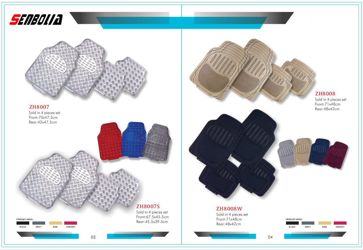 senbolia-JD-01 new PVC car floor mat factory direct sales. Welcome to purchase car supplies. Car supplies pic 2