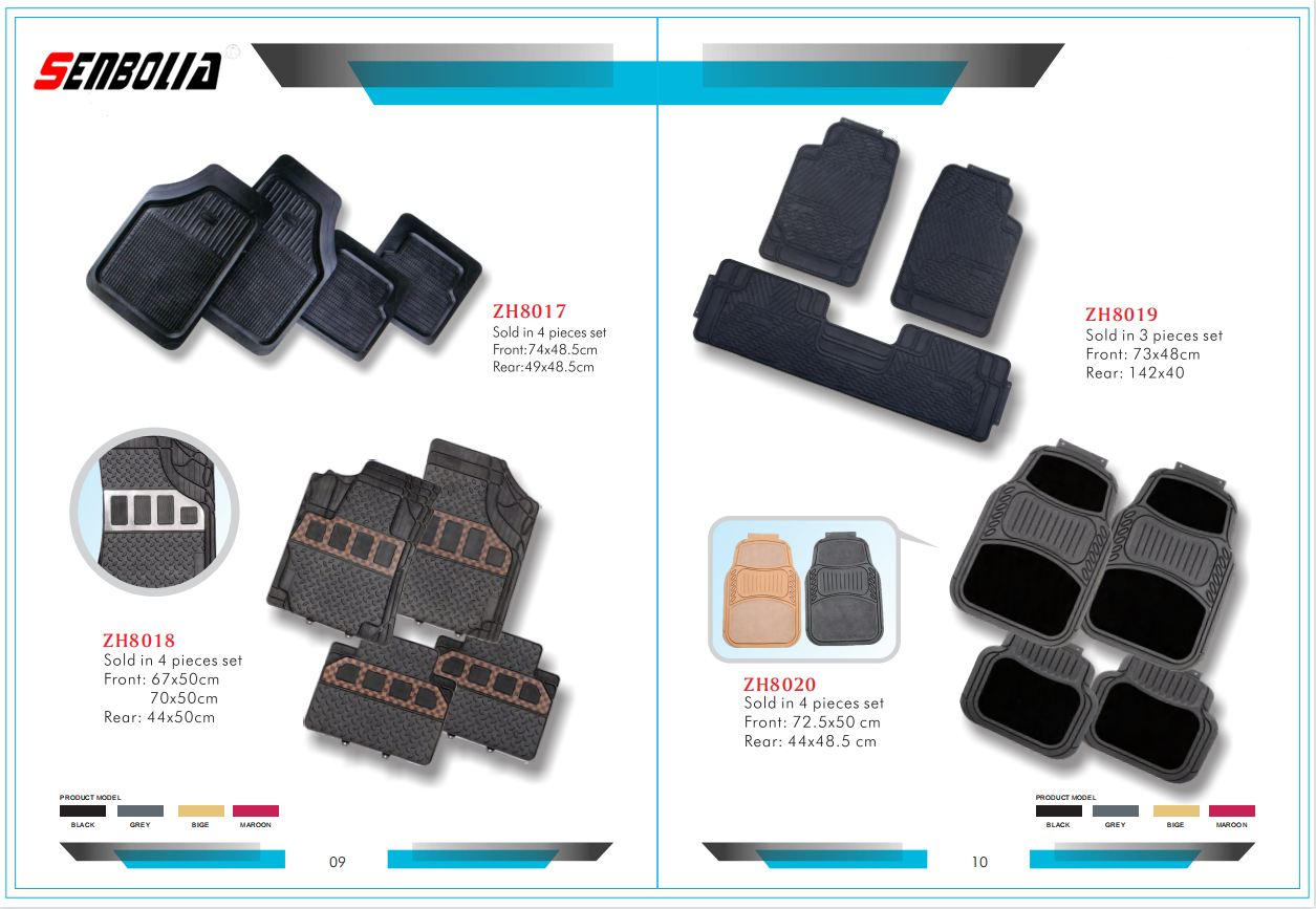 senbolia-JD-01 new PVC car floor mat factory direct sales. Welcome to purchase car supplies. Car supplies pic 8