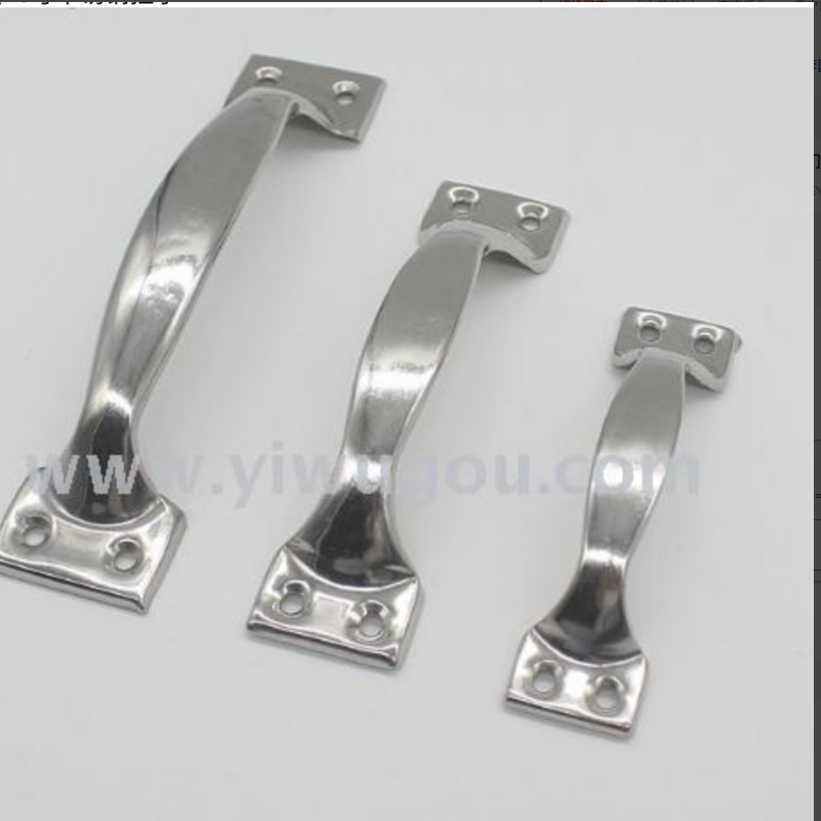Old-fashioned wooden doors Ordinary stainless steel bow handles for cabinet/closet/drawer/bathroom doors