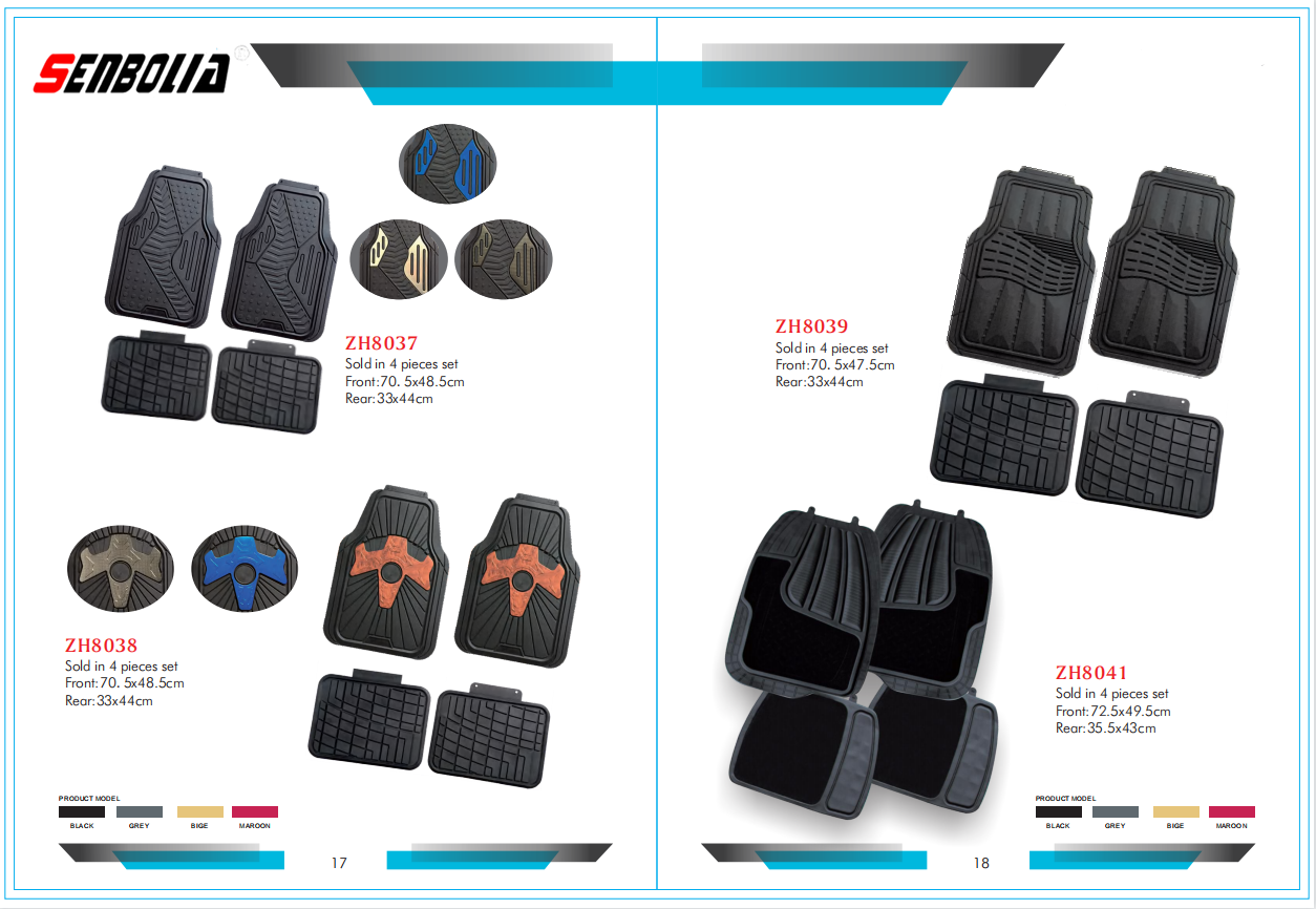 senbolia-JD-02 new PVC car floor MATS are sold directly by the manufacturer. Welcome to purchase car supplies pic 3