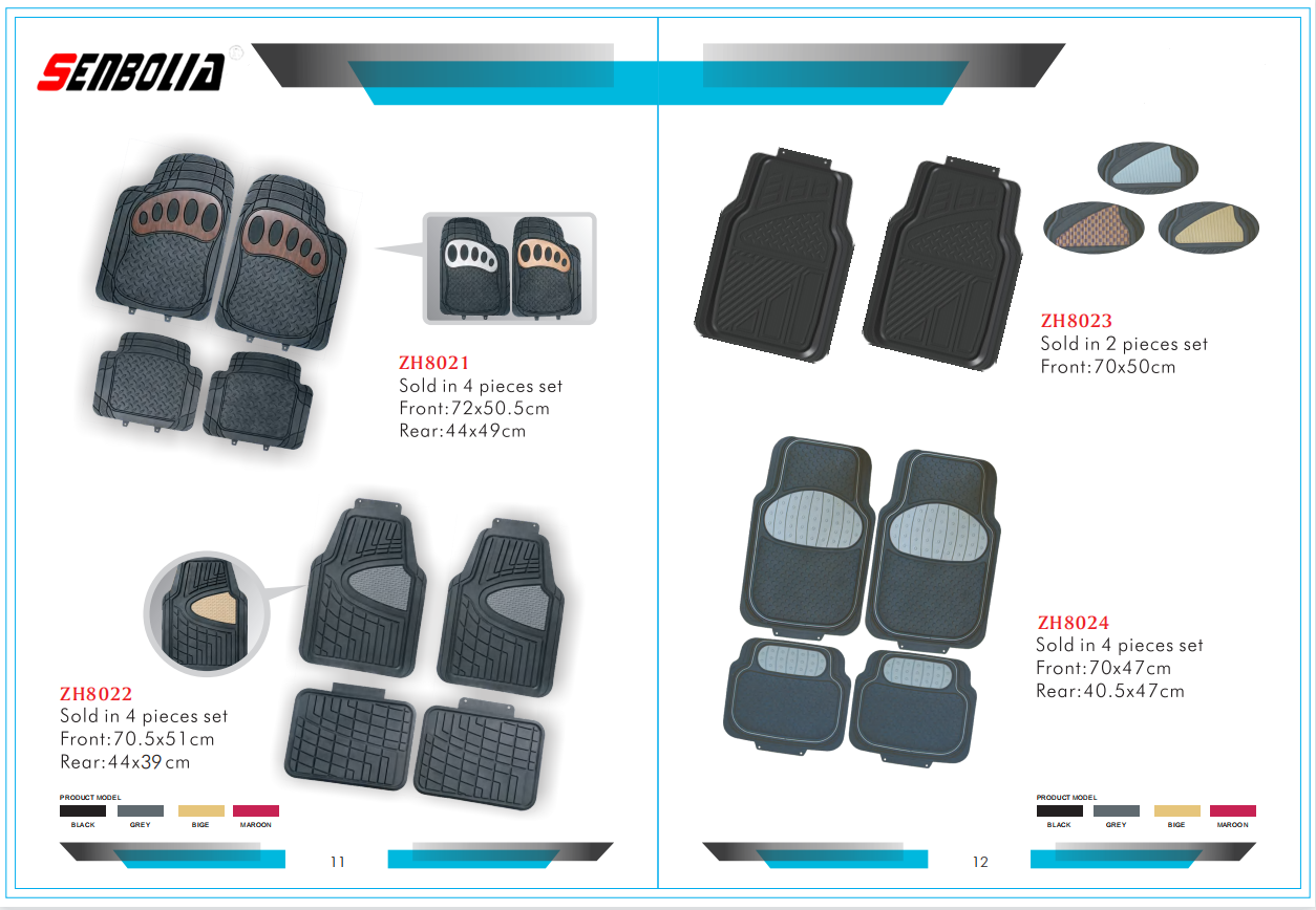 senbolia-JD-01 new PVC car floor mat factory direct sales. Welcome to purchase car supplies. Car supplies pic 5